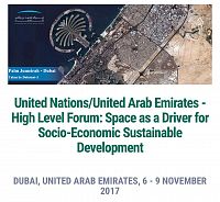UN/UAE High Level Forum on Space as a Driver for Sustainable Development