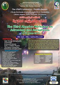 Third Algerian Workshop on Astronomy & Astrophysics