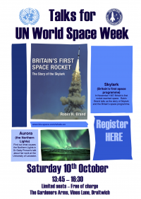 Talks for UN World Space Week - West Midlands