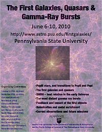 The First Galaxies, Quasars & Gamma-Ray Bursts