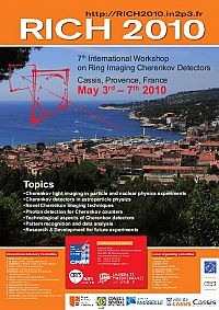 7th International Workshop on Ring Imaging Cherenkov Detectors (RICH 2010) 