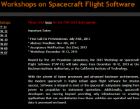 2013 Workshop on Spacecraft Flight Software